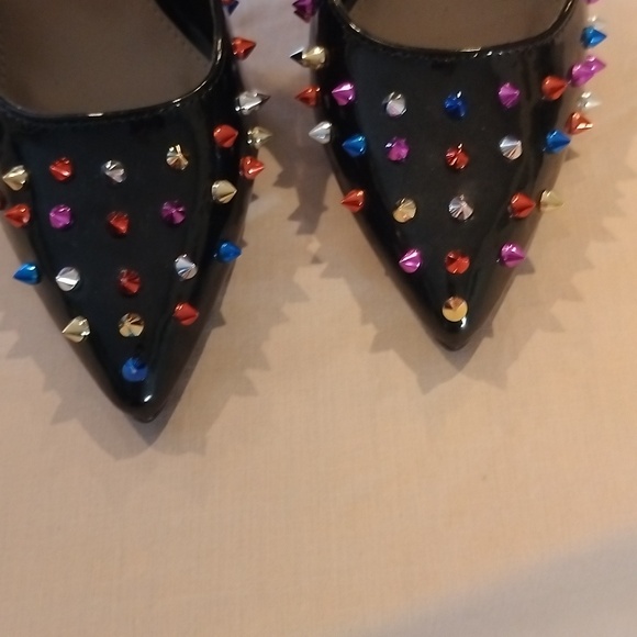 Women's beaded evening heels - Picture 2 of 10